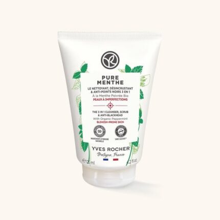 Pastrues 3 në 1 me mente 125ml – Për lëkurë mikse në të yndyrshme.
